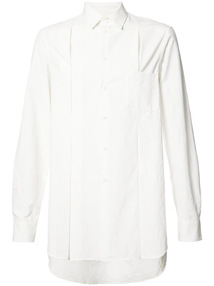 Uma Wang Plain Shirt, Men's, Size: Medium, White, Cotton