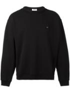 Acne Studios Logo Patch Sweatshirt, Men's, Size: Medium, Black, Cotton