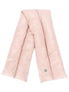 Moncler Cross Padded Scarf - Pink