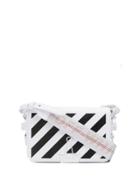 Off-white Mini Diagonal Binder Clip Bag