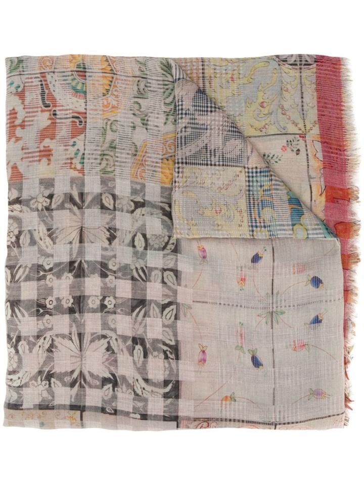 Faliero Sarti Gianna Printed Scarf - Neutrals
