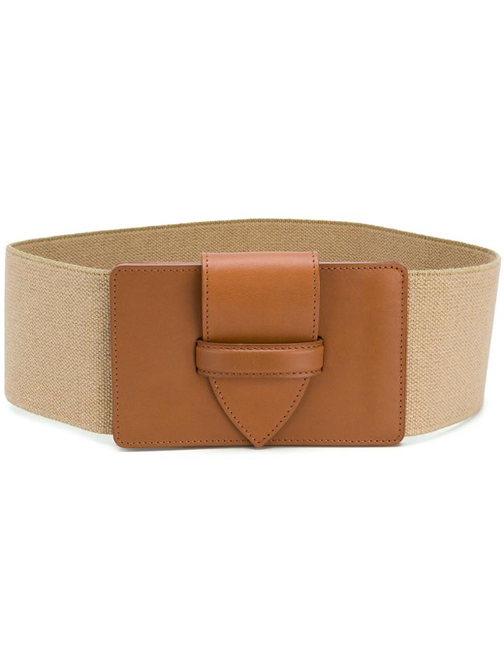 Golden Goose Deluxe Brand Woven Buckled Belt - Brown