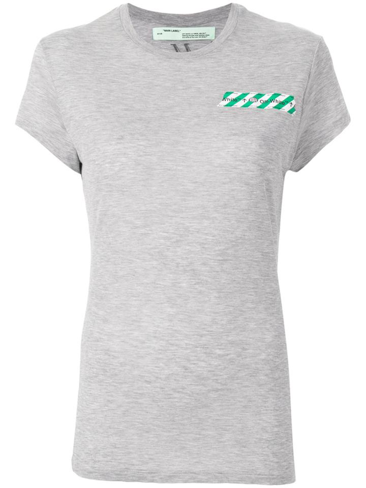 Off-white Industrial Tape T-shirt - Grey