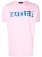 Dsquared2 Logo T-shirt - Pink & Purple