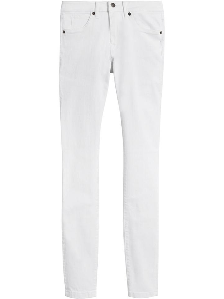 Burberry Skinny Fit Low-rise White Jeans