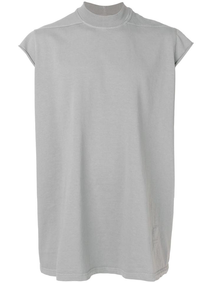 Rick Owens Drkshdw Sleeveless Oversized Sweatshirt - Grey