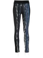 No Ka' Oi Denim Appliqué Trousers - Black