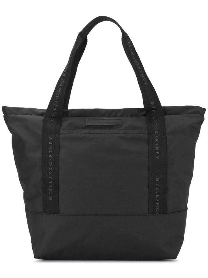 Stella Mccartney Logo Strap Tote Bag - Black