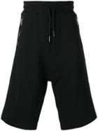 Diesel Drawstring Track Shorts - Black