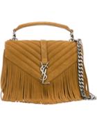 Saint Laurent 'monogram' Shoulder Bag, Women's, Nude/neutrals