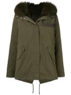 Yves Salomon Army Reversible Short Parka - Green
