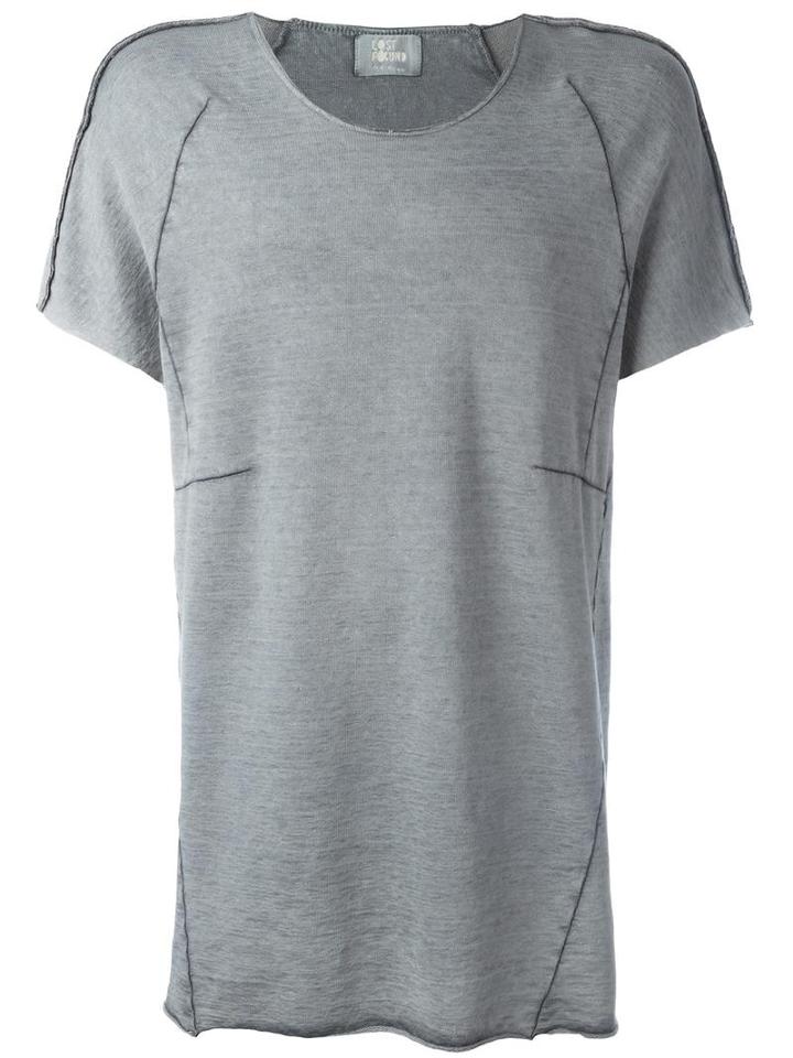 Lost & Found Ria Dunn Long T-shirt, Men's, Size: Large, Grey, Cotton/linen/flax/spandex/elastane