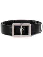 Cesare Paciotti Logo Buckled Belt - Black