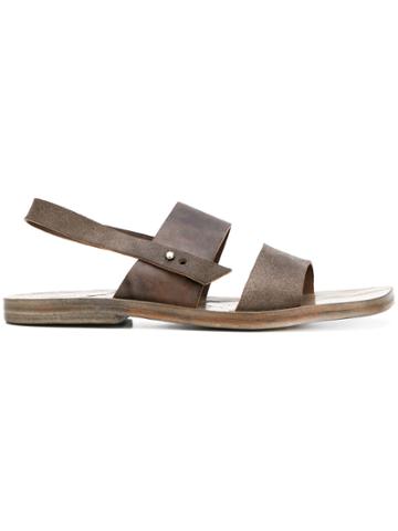 Dimissianos & Miller Slingback Sandals - Brown