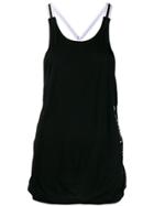 Perfect Moment T-back Bonded Jersey Top - Black