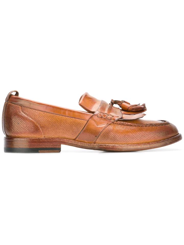 Sartori Gold Tassel Loafers - Brown