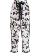 Diane Von Furstenberg Floral Cropped Trousers - Pink