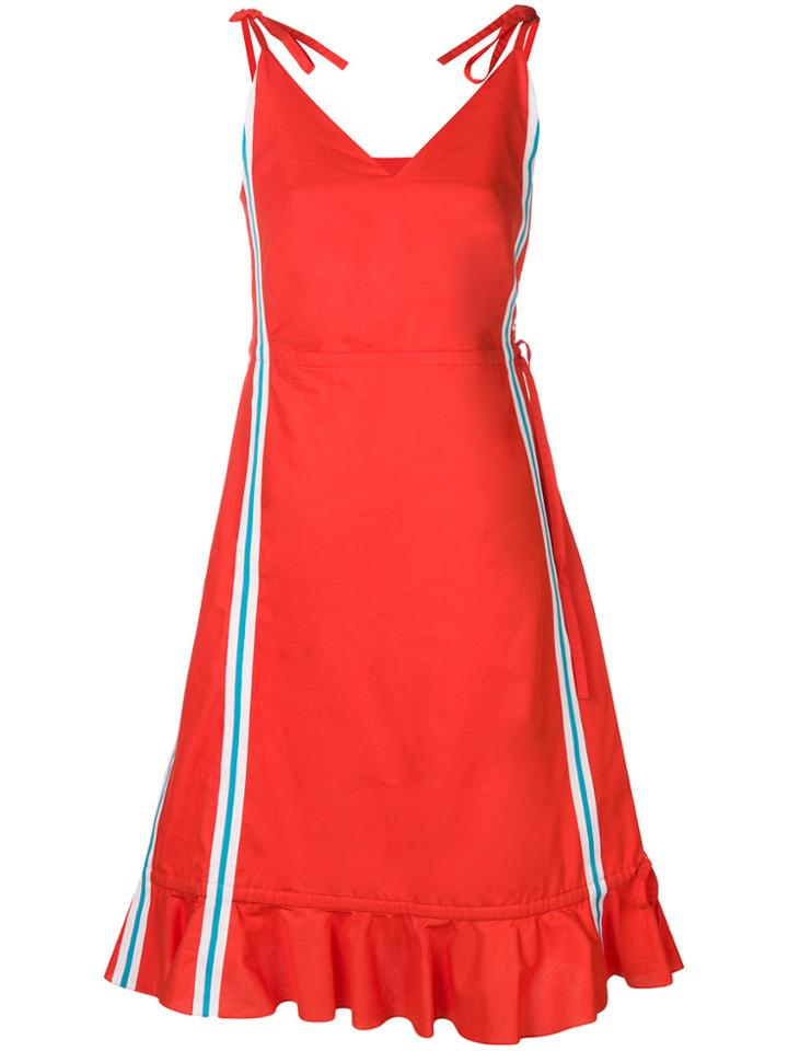 Kenzo Ruffled Mid-length Dress - Yellow & Orange