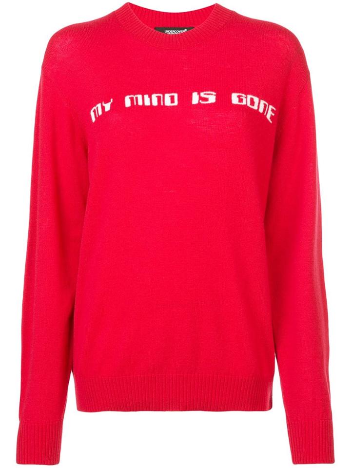 Undercover My Mind Is Gone Sweater - Red