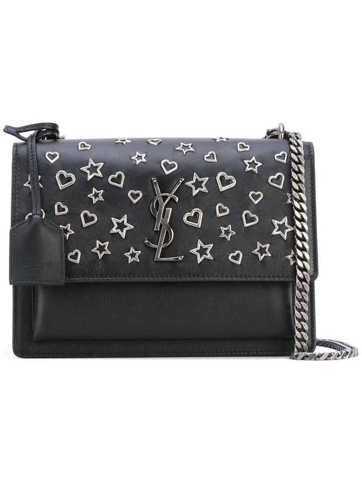 Saint Laurent - Medium Sunset Monogram Shoulder Bag - Women - Calf Leather - One Size, Black, Calf Leather