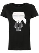 Karl Lagerfeld Iconic Karl Print T-shirt - Black