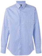 Paul & Shark Striped Shirt, Men's, Size: 42, Blue, Cotton