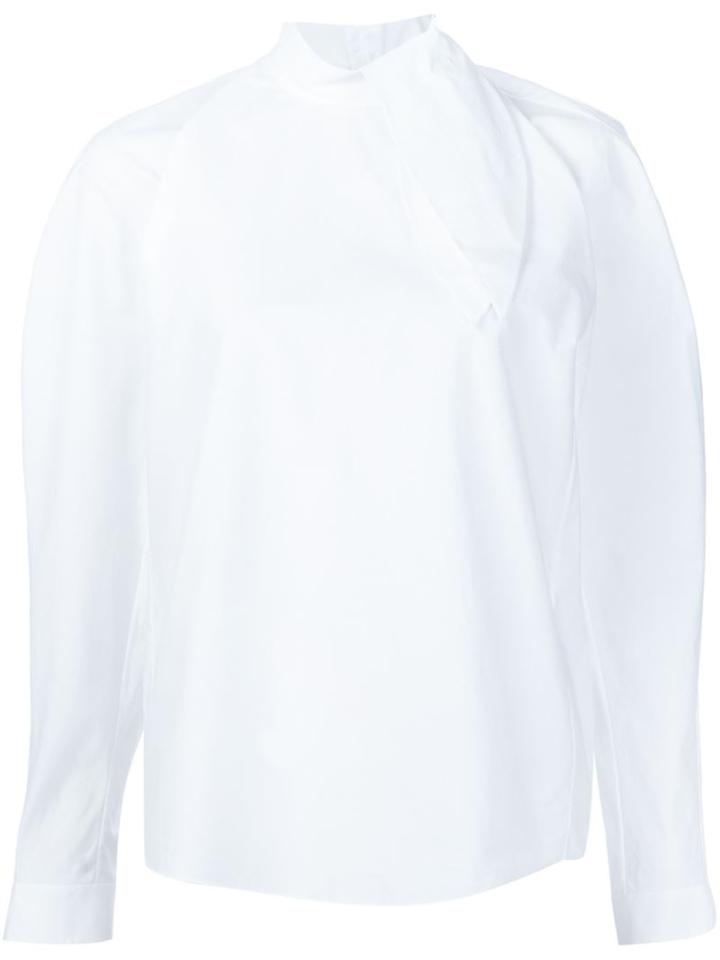 Delpozo Curved Collar Detail Blouse