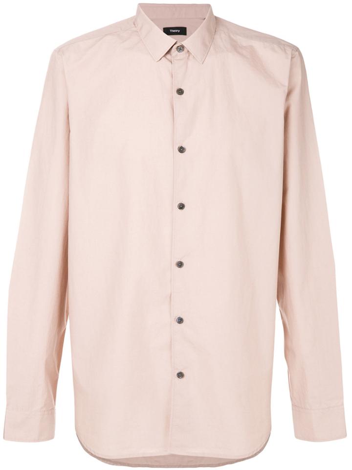 Theory Murrary Shirt - Pink & Purple