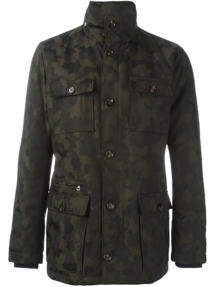 Eleventy Camouflage Field Jacket