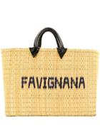 Folkloore Tunisian Favignana Tote Bag - Brown