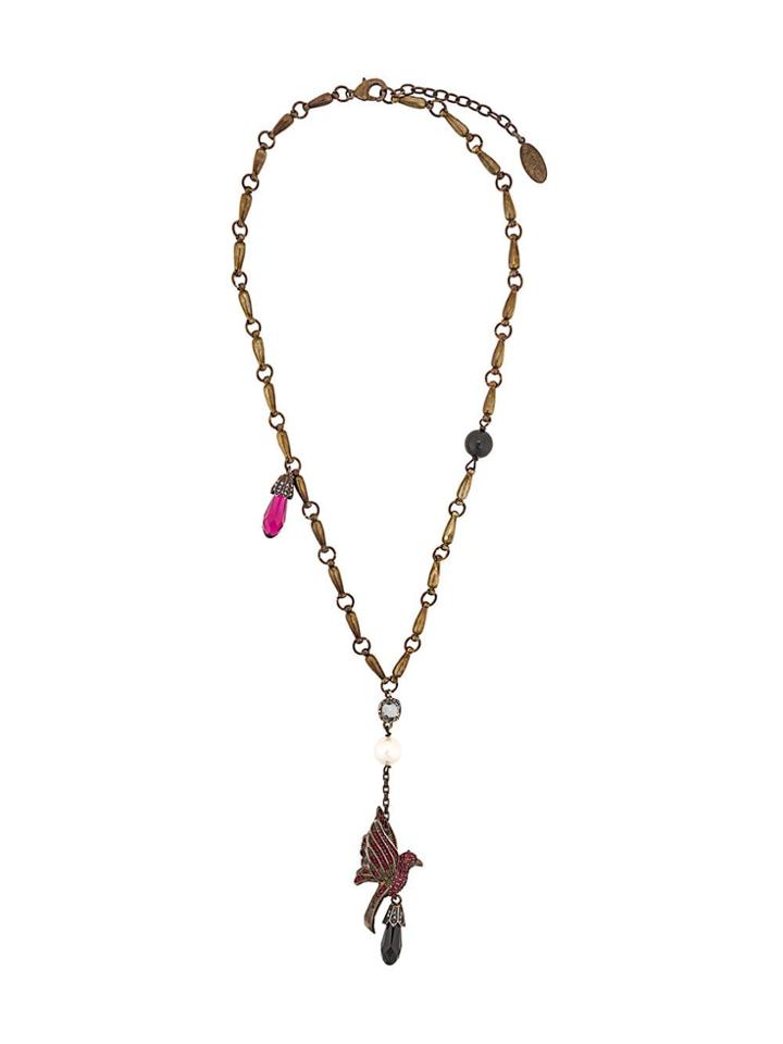 Roberto Cavalli Bird Necklace - Metallic