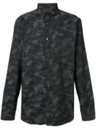 Philipp Plein Camouflage Print Shirt - Black