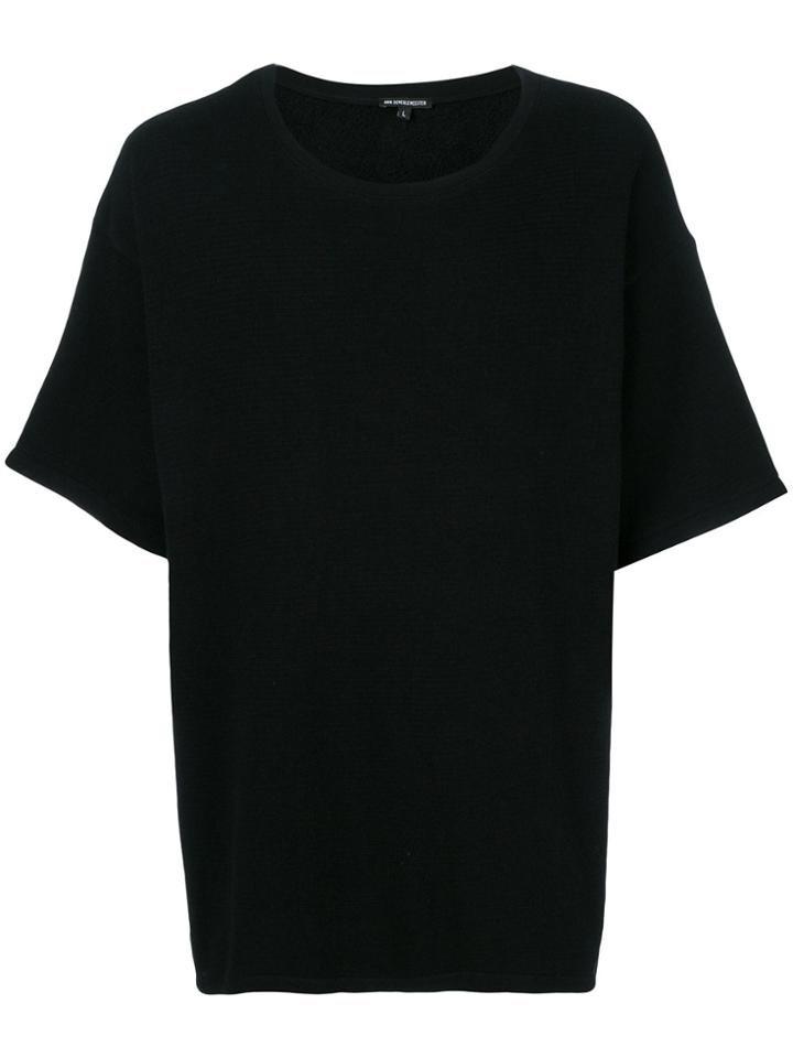 Ann Demeulemeester Oversized Crew-neck T-shirt - Black