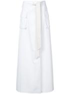 Thomas Wylde Arachnid Long Skirt - White
