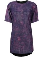 Diesel Floral Print T-shirt - Purple
