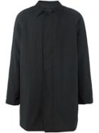 Aspesi Single Breasted Short Coat, Men's, Size: Xl, Black, Polyester/wool/polyurethane/polyamide