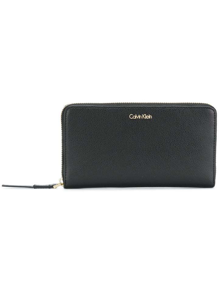 Calvin Klein 205w39nyc Logo Minimalist Wallet - Black
