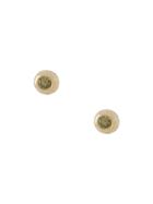 Ellis Mhairi Cameron 14kt Yellow Gold Lii Mini Green Diamond Studs
