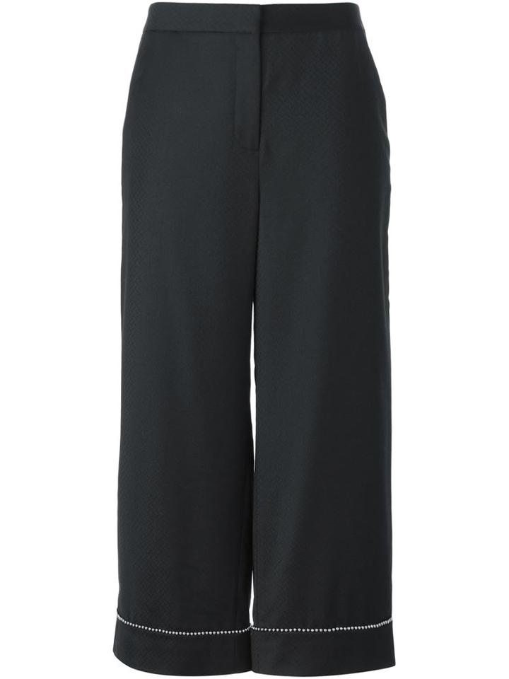 Alexander Wang Ballchain Trim Culottes, Women's, Size: 8, Black, Wool