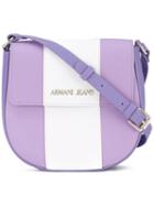 Armani Jeans - Foldover Crossbody Bag - Women - Polyester/cotton/pvc - One Size, Pink/purple, Polyester/cotton/pvc