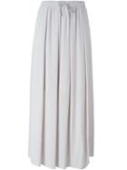 Woolrich Pleated Skirt, Women's, Size: Xs, Grey, Silk/cotton/modal