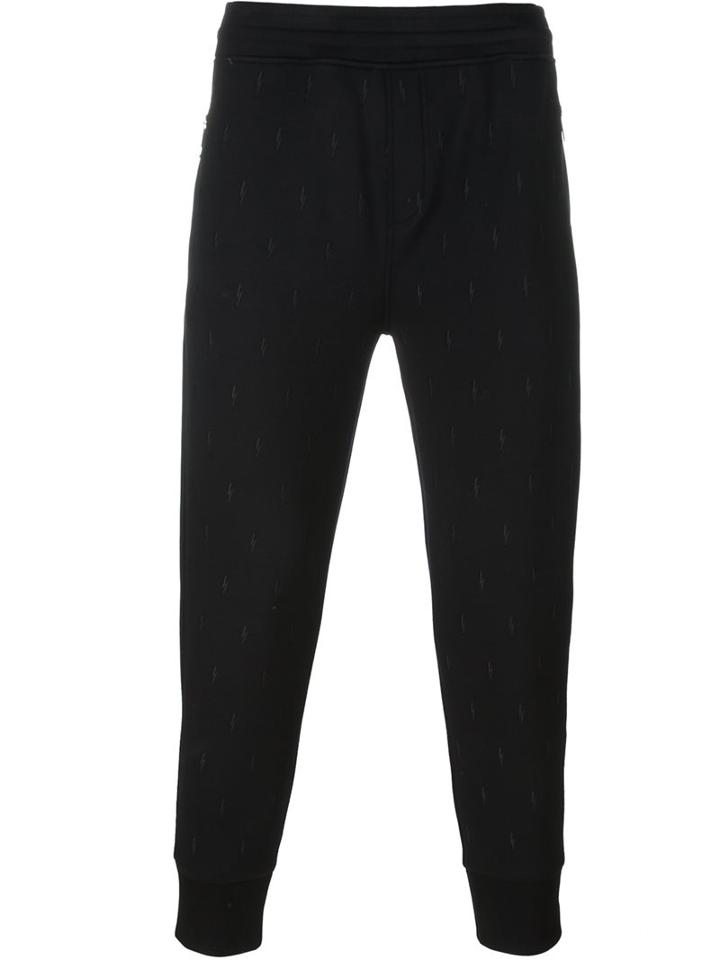 Neil Barrett Lightning Bolt Track Pants