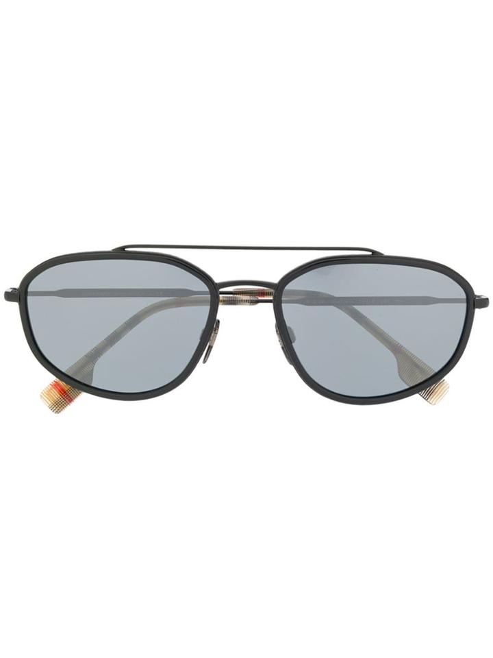Burberry Eyewear Aviator Sunglasses - Black