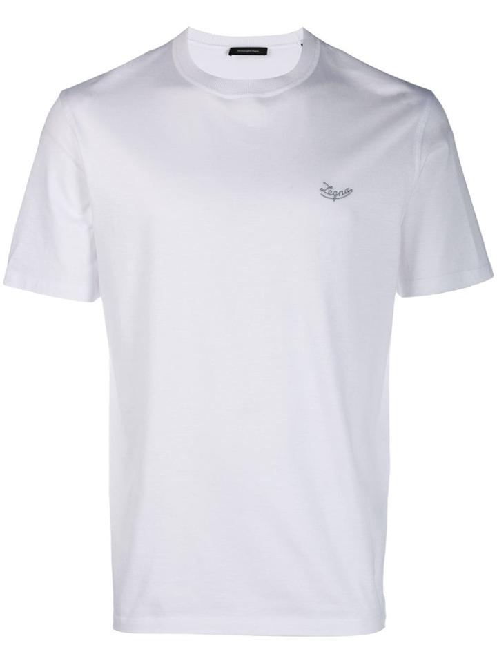 Ermenegildo Zegna Logo Short-sleeve T-shirt - White