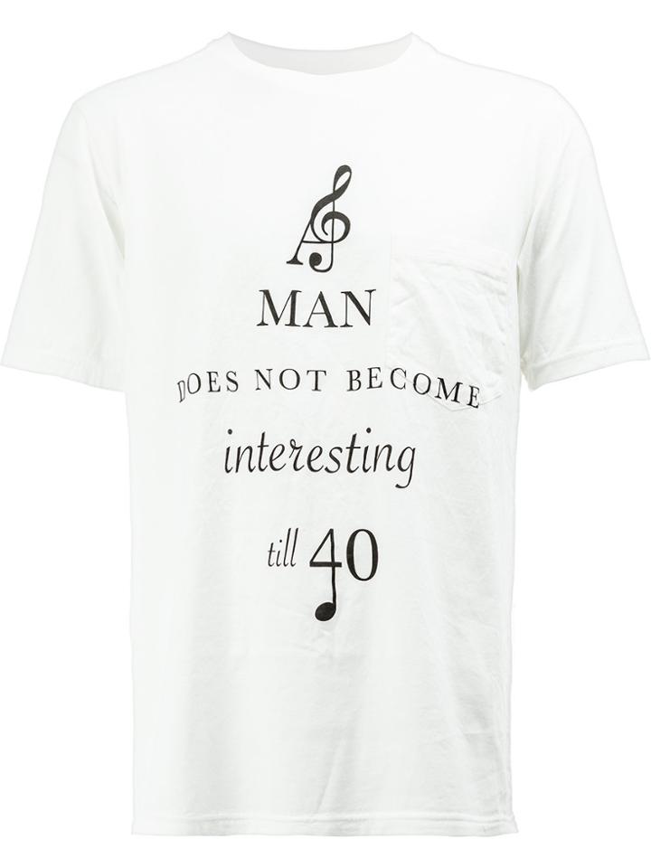 Takahiromiyashita The Soloist Music T-shirt - White