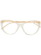 Boucheron Eyewear Cat Eye Glasses - Metallic