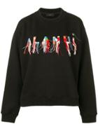 Alanui Logo Embroidered Sweatshirt - Black