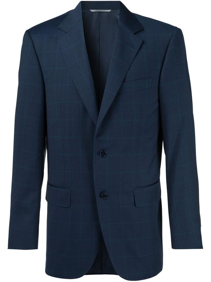 Canali Notched Lapel Suit Jacket