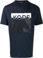 Michael Kors Logo Print T-shirt - Blue