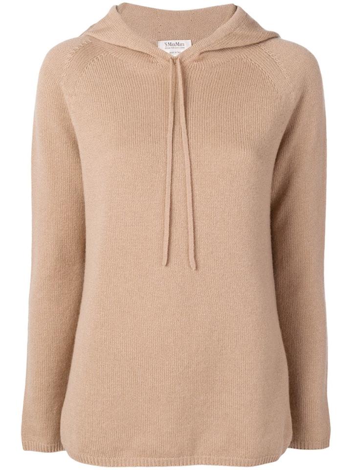 Max Mara Meris Cashmere Hoodie - Brown